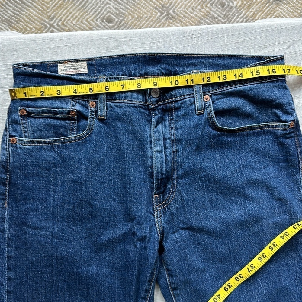Levi's 502 Blue Denim Jeans - Picture 5 of 12